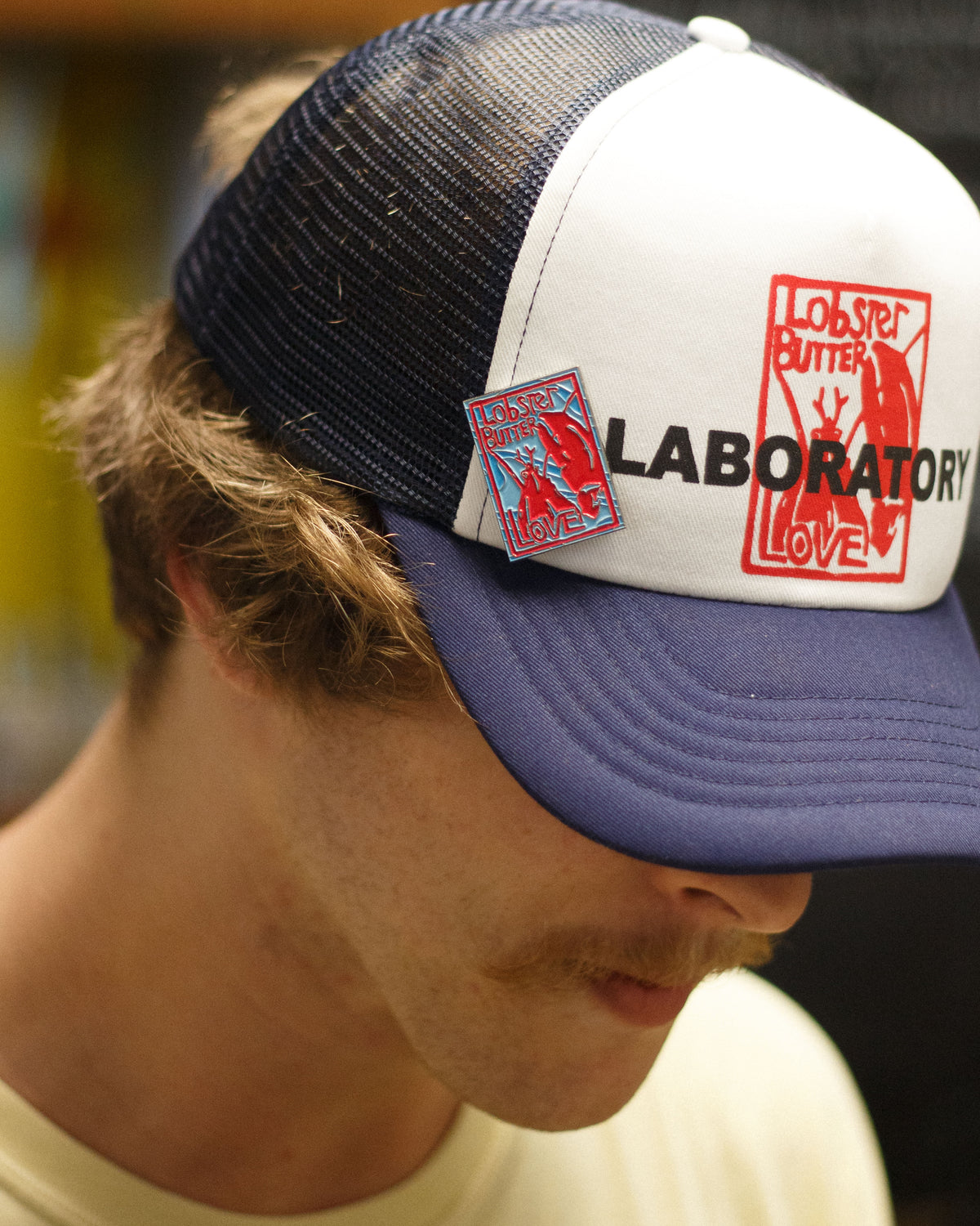 Enamel Lobster Butter Love Pins