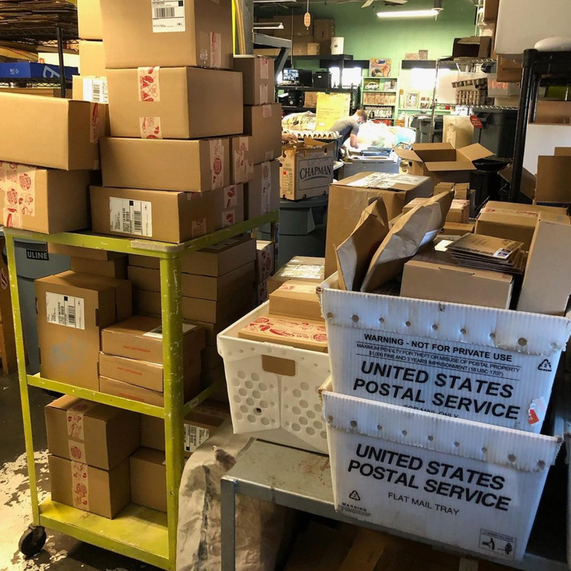 lots of mail for production to go through at roosroast