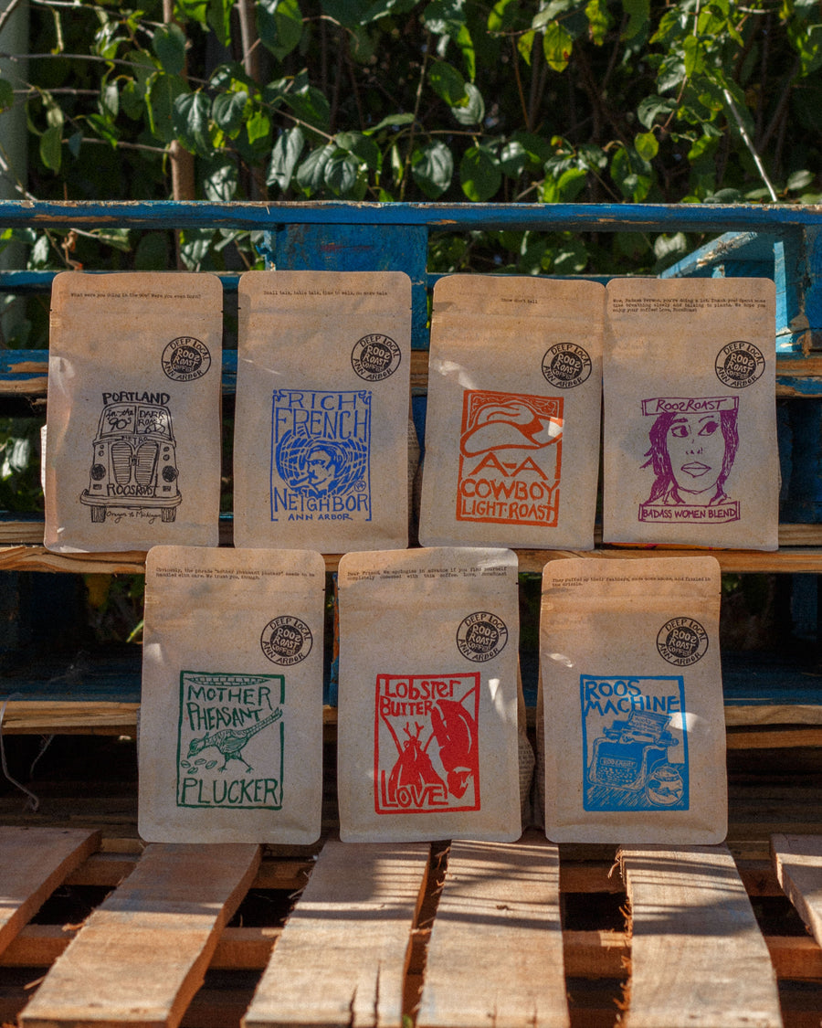 all blends of roosroast coffee