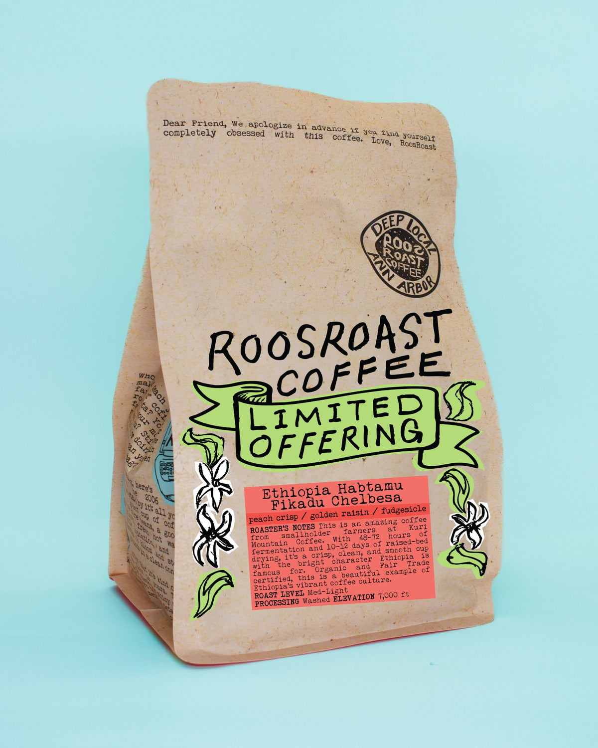 ethiopia habtamu chelbesa single origin coffee