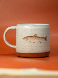 Handmade Ceramic Grayling Mugs