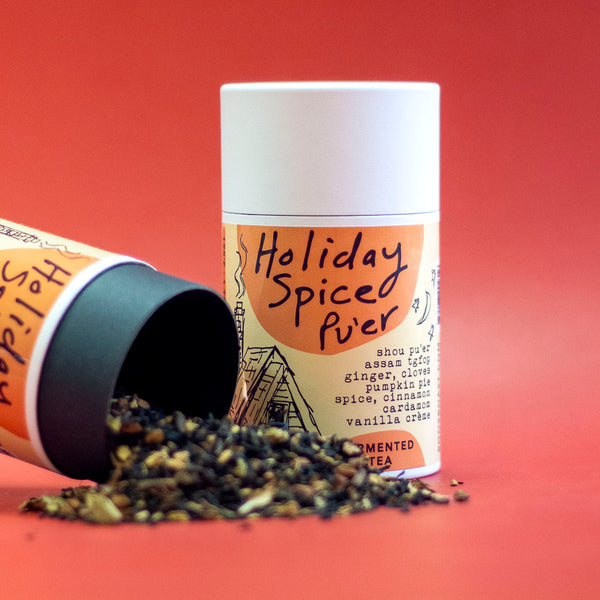 holiday spice pu'er fermented tea