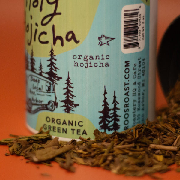 holy hojicha tea