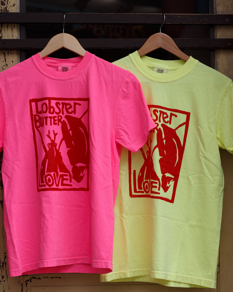 neon tshirts pink and yellow